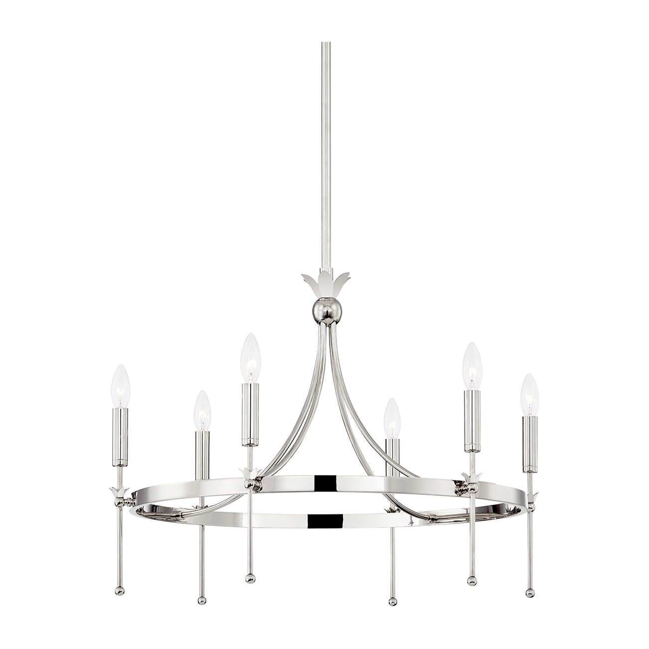 Hudson Valley Lighting Gates 6 Light 26.75 inch Chandelier Ceiling Light