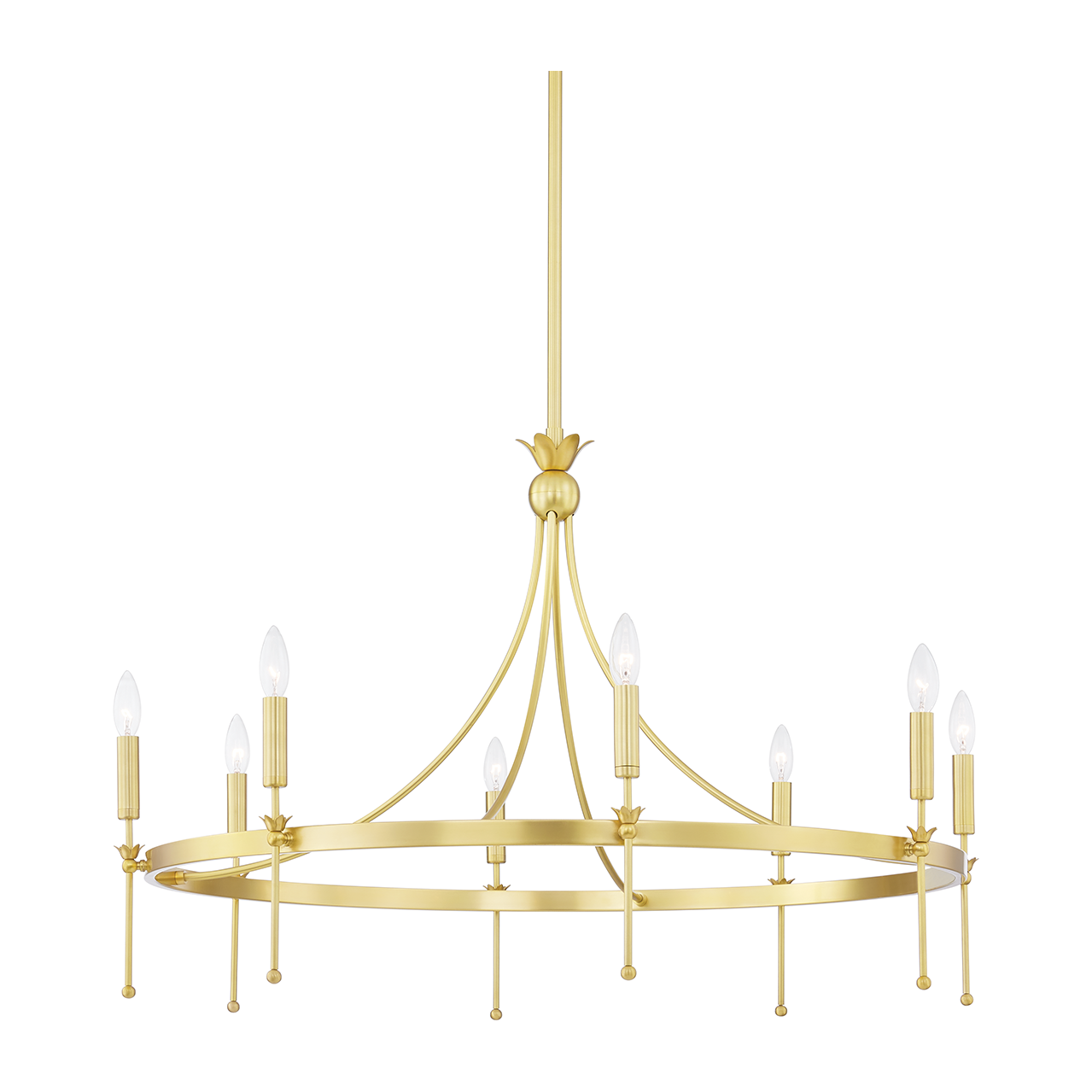 Hudson Valley Lighting Gates 8 Light 38.5 inch Chandelier Ceiling Light