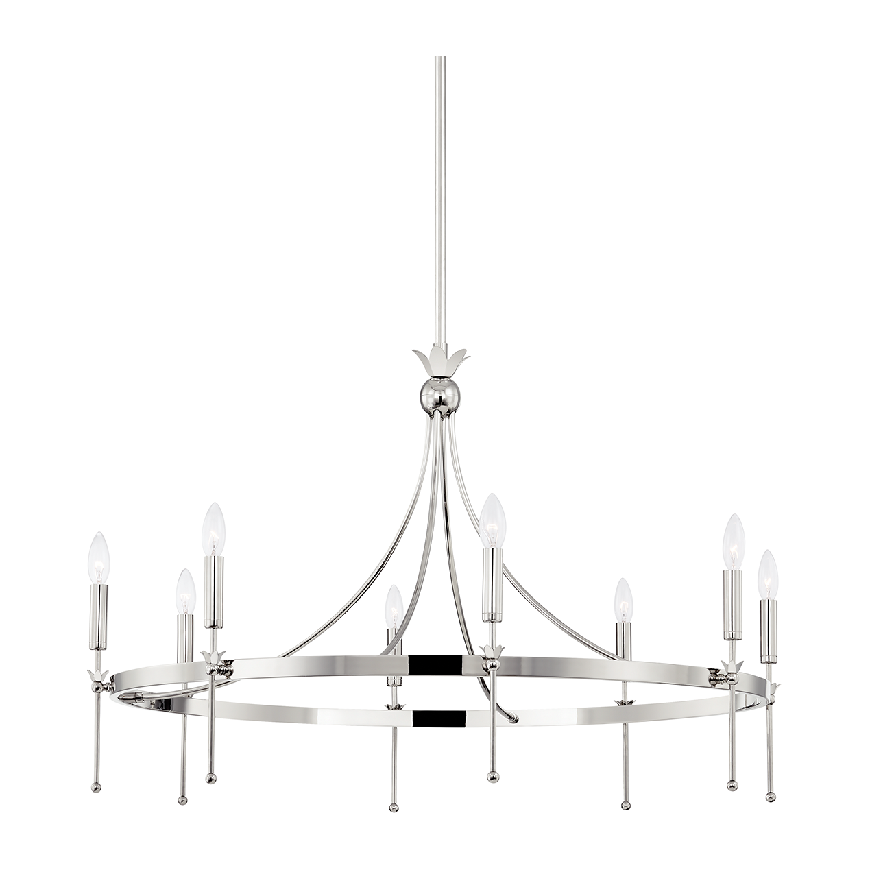 Hudson Valley Lighting Gates 8 Light 38.5 inch Chandelier Ceiling Light