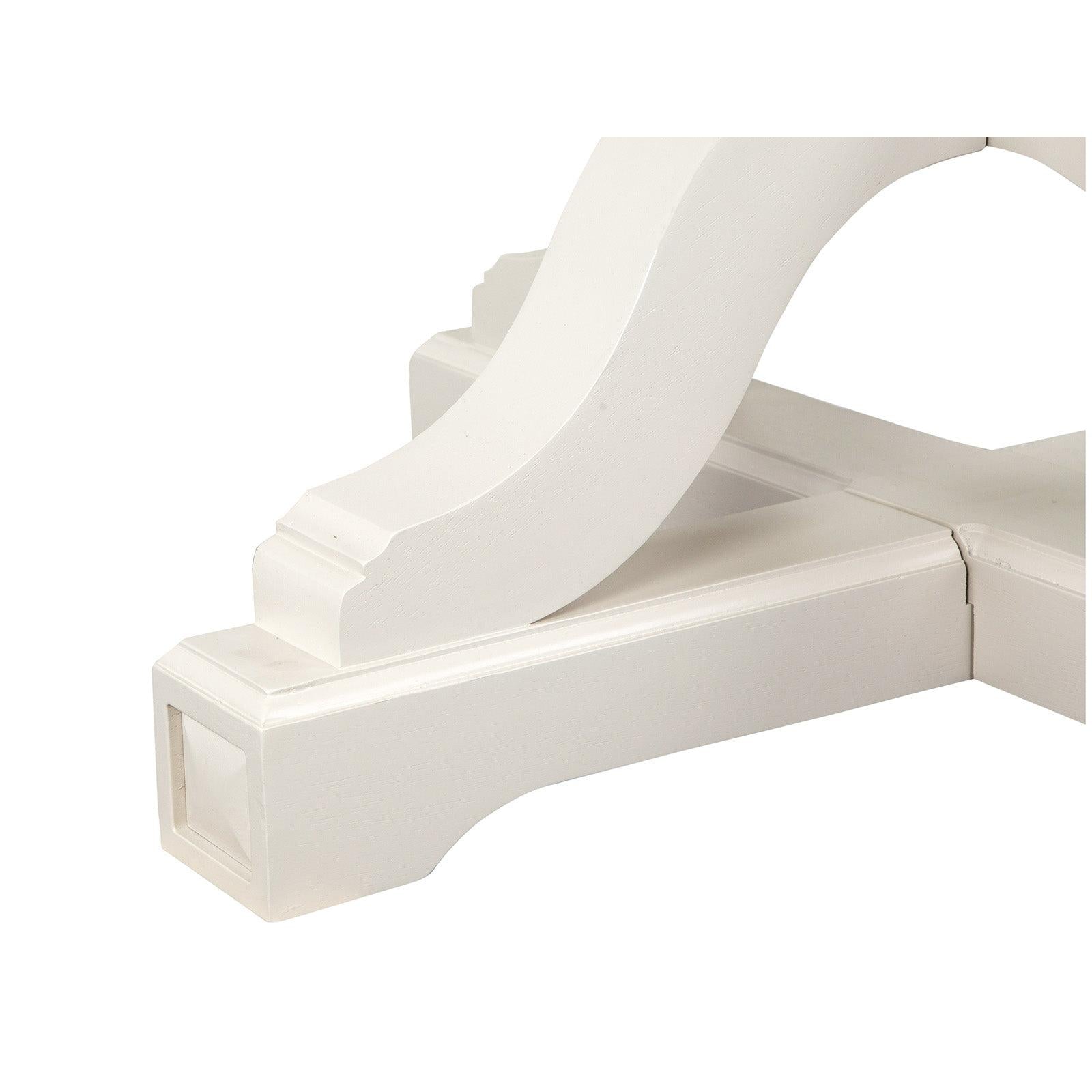 Magnussen Home Willowbrook Egg Shell White Extendable 48