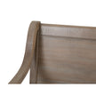 Magnussen Home Paxton Place Dovetail Grey Bench With Back