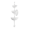 Corbett Aura 6 Light Gesso White Wall Sconce Wall Light