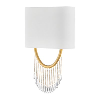 Corbett Francesca 2 Light Vintage Brass Wall Sconce Wall Light Clearance