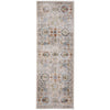 Feizy Melrose 39P5F Traditional Floral & Botanical Rug in Tan/Blue/Red