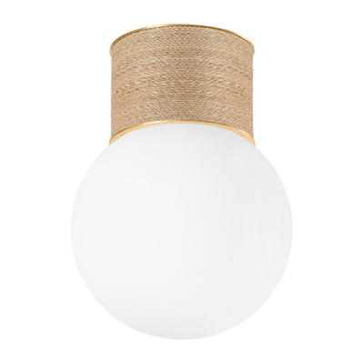 Hudson Valley Lighting Ardsley 1 Light 10.75 inch Vintage Gold Leaf Flush Mount Ceiling Light