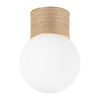 Hudson Valley Lighting Ardsley 1 Light 10.75 inch Vintage Gold Leaf Flush Mount Ceiling Light