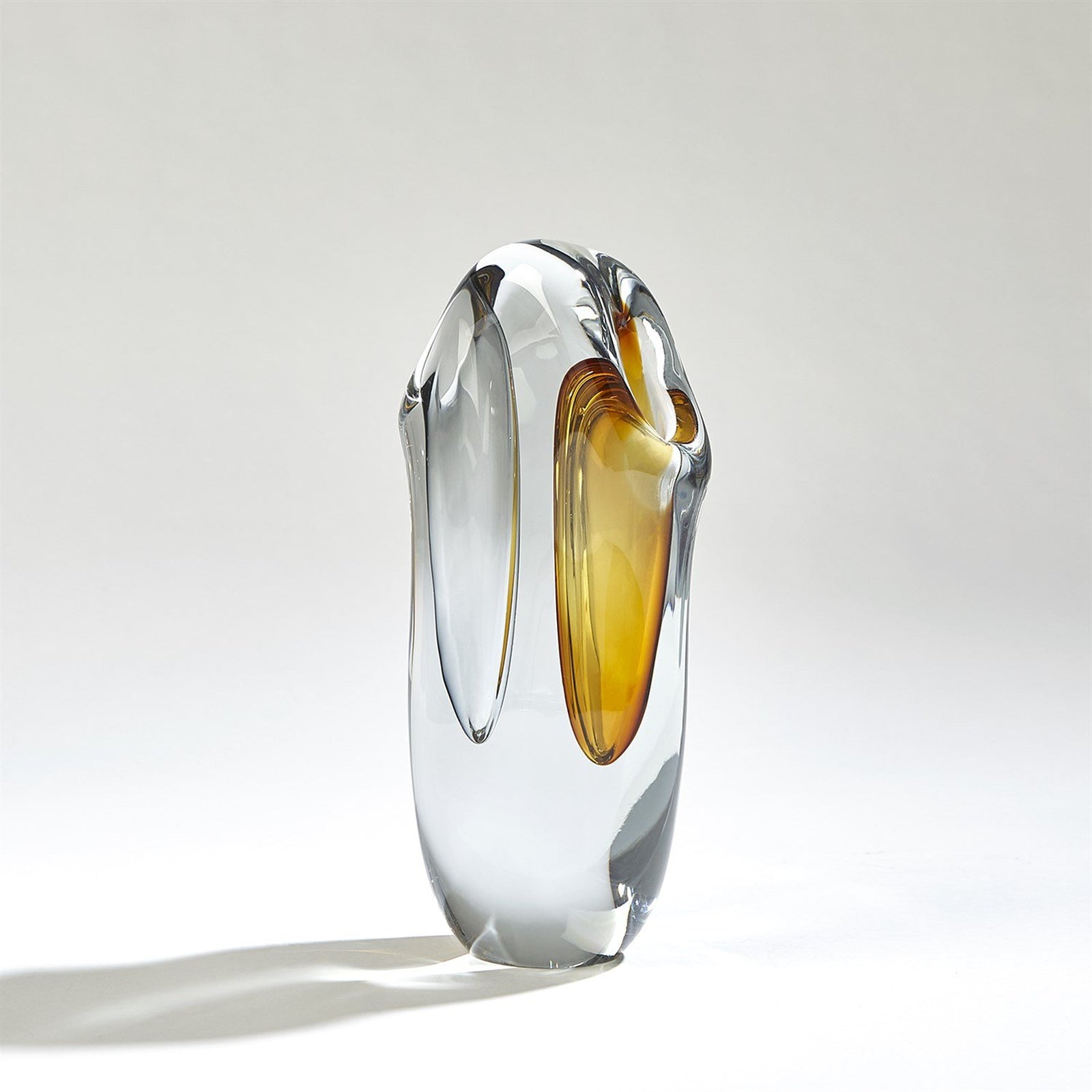 Global Views Grey Amber Duet Vase Clearance