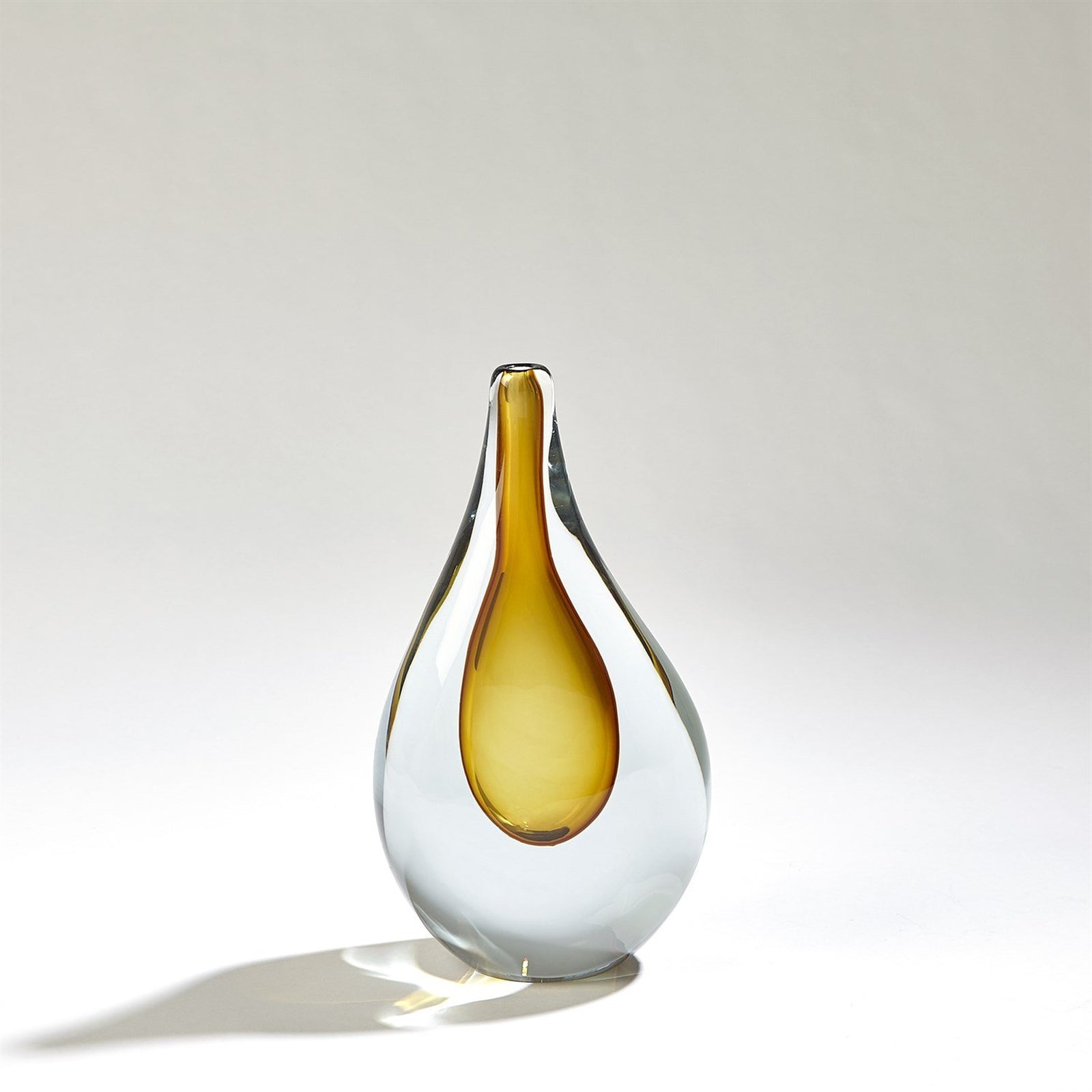 Global Views Amber Stretched Neck Vase