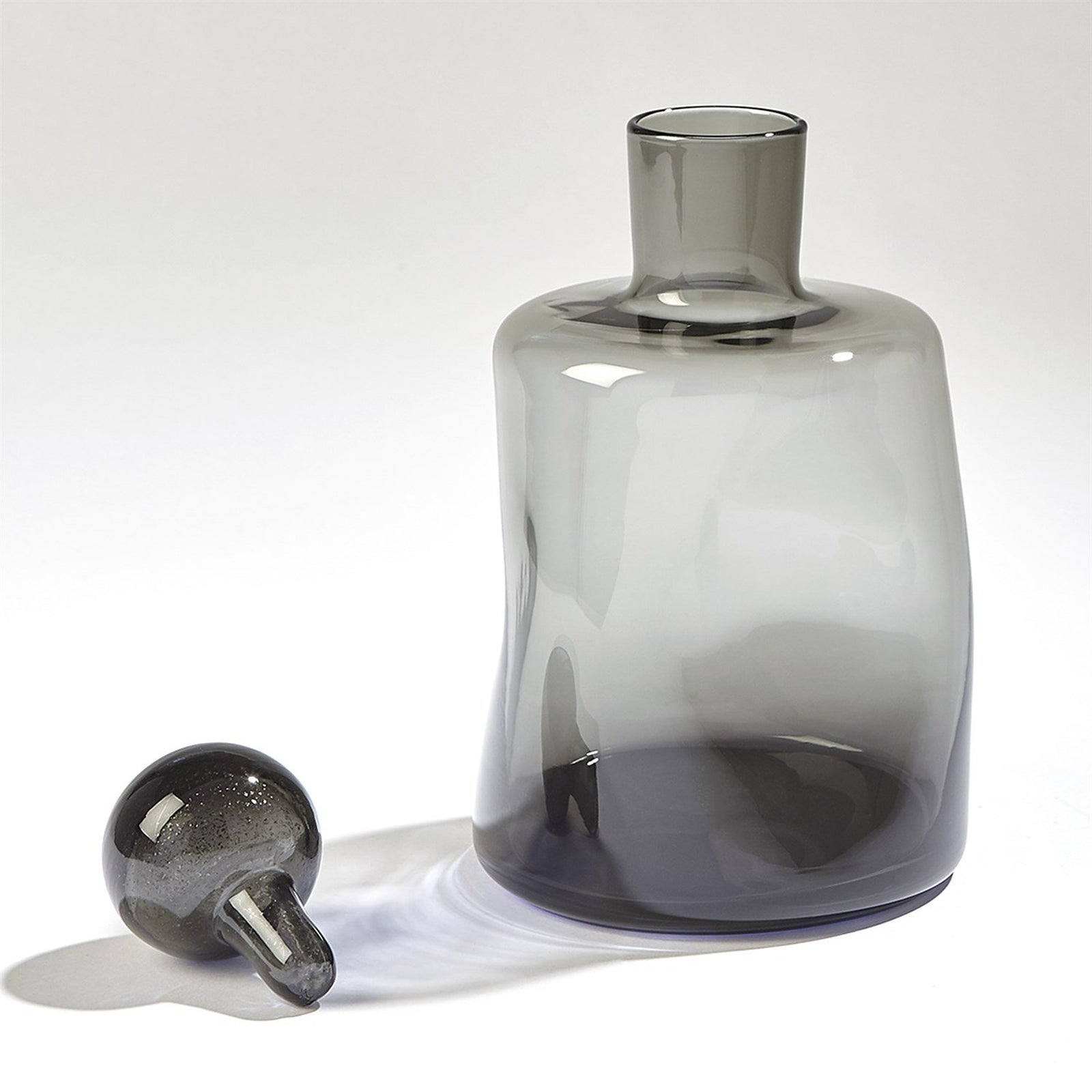 Global Views Grey Pinched Decanter