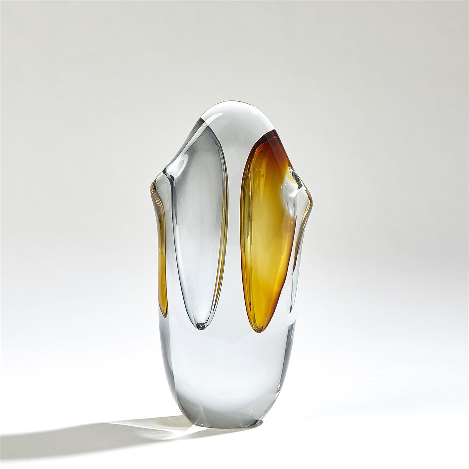 Global Views Grey Amber Duet Vase Clearance