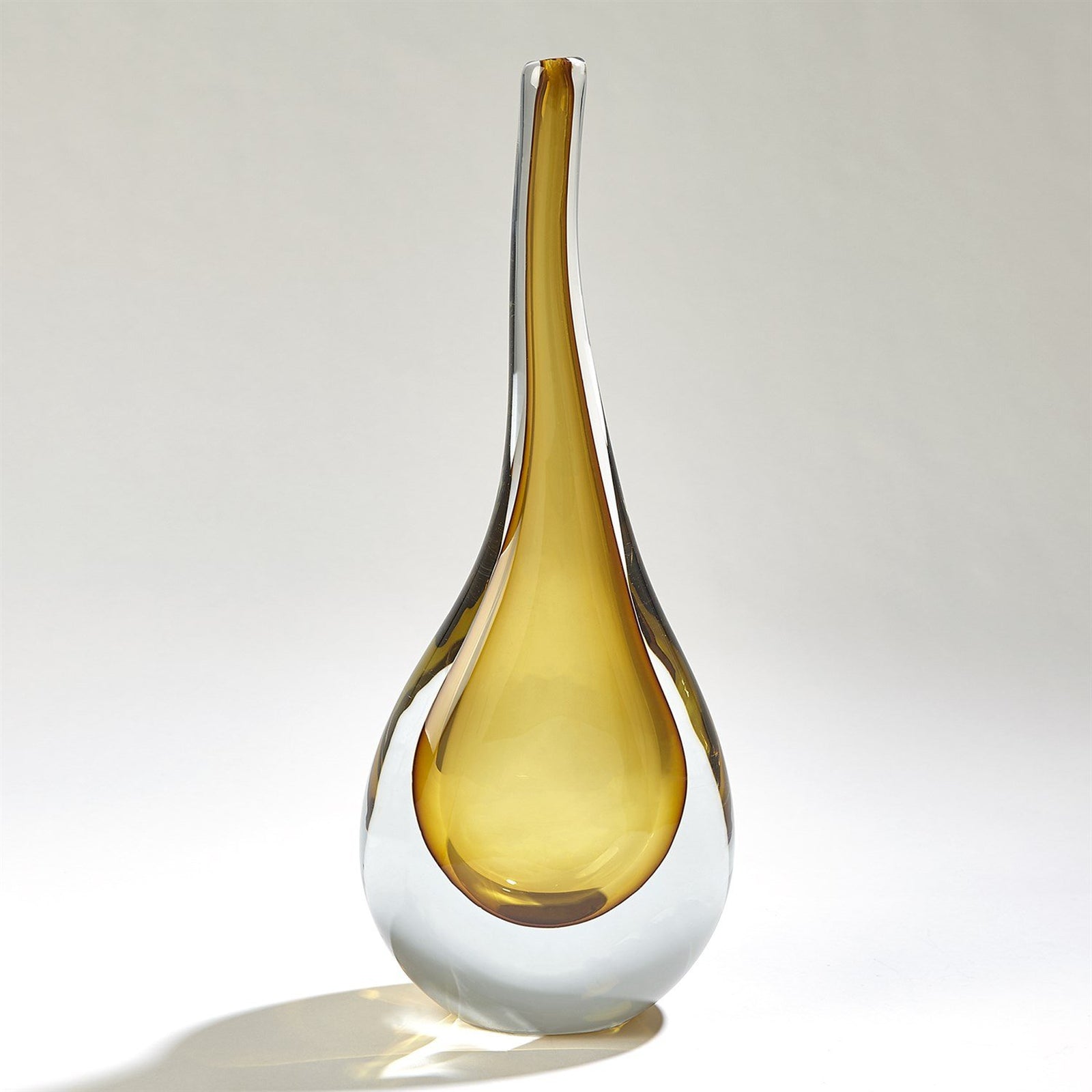 Global Views Amber Stretched Neck Vase
