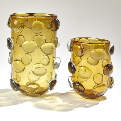 Global Views Amber Rondelle Vase