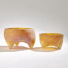 Global Views Frosted Irys Gelp Freeform Tripod Bowl
