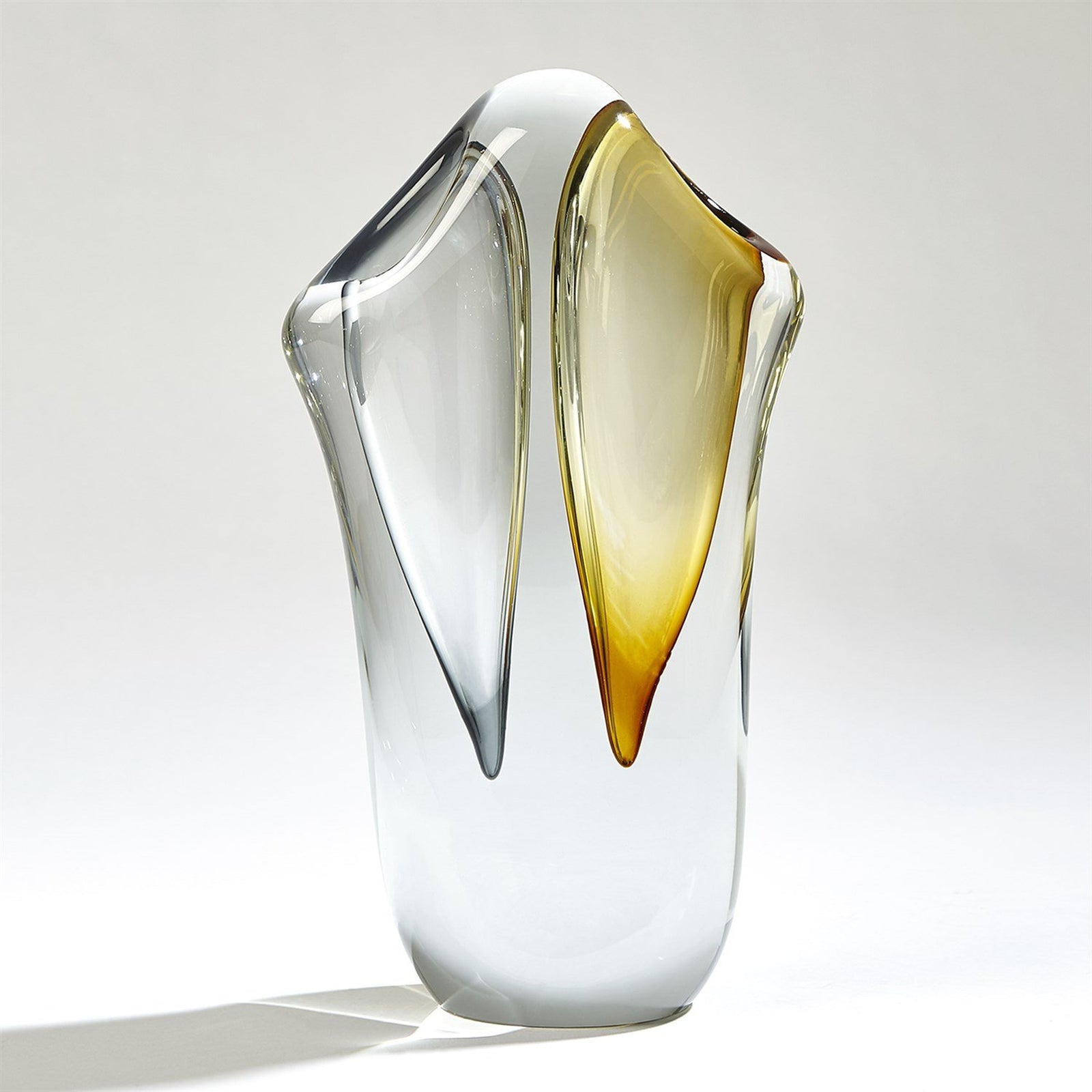 Global Views Grey Amber Duet Vase Clearance