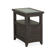 Magnussen Home Westley Falls Graphite Chairside End Table