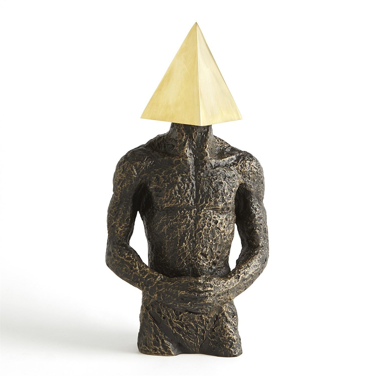 Global Views Bronze Pyramid Hero