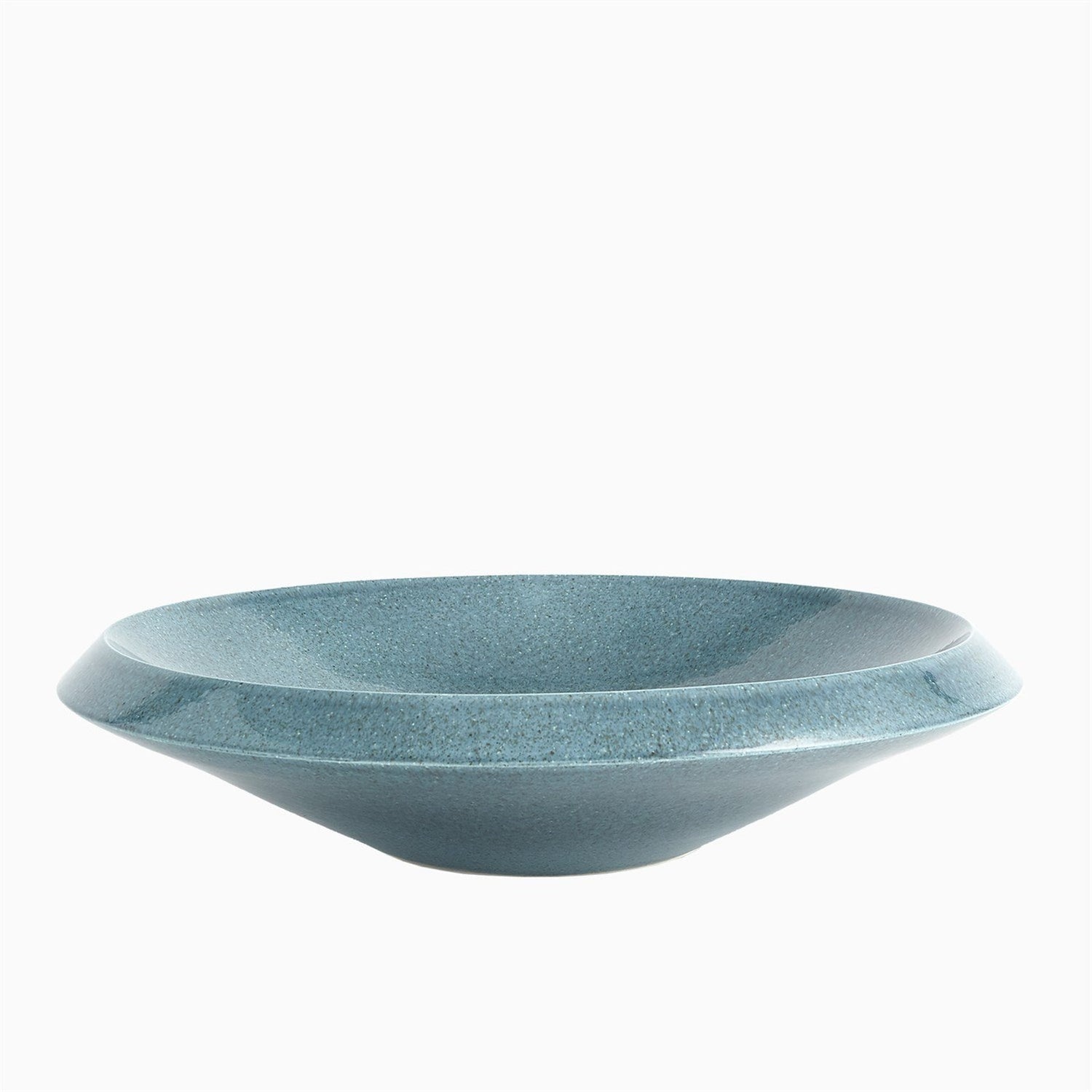 Global Views Round Teal Low Bowl