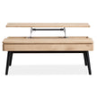 Magnussen Home Fletcher Driftwood Lift Top Storage Cocktail Table