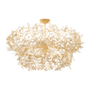 Hudson Valley Lighting Maybrook 8 Light Vintage Gold Leaf Chandelier Ceiling Light