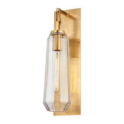 Corbett Copenhagen 1 Light Vintage Brass Wall Sconce Wall Light