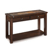 Magnussen Home Roanoke Cherry And Slate Rectangular Sofa Table