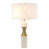 Global Views White Marble Cinch Lamp