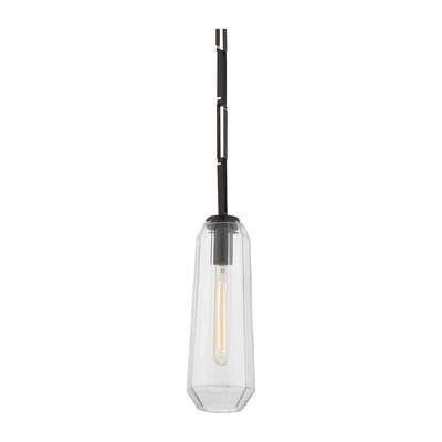 Corbett Copenhagen 1 Light Black Brass Pendant Ceiling Light
