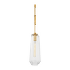 Corbett Copenhagen 1 Light Vintage Brass Pendant Ceiling Light