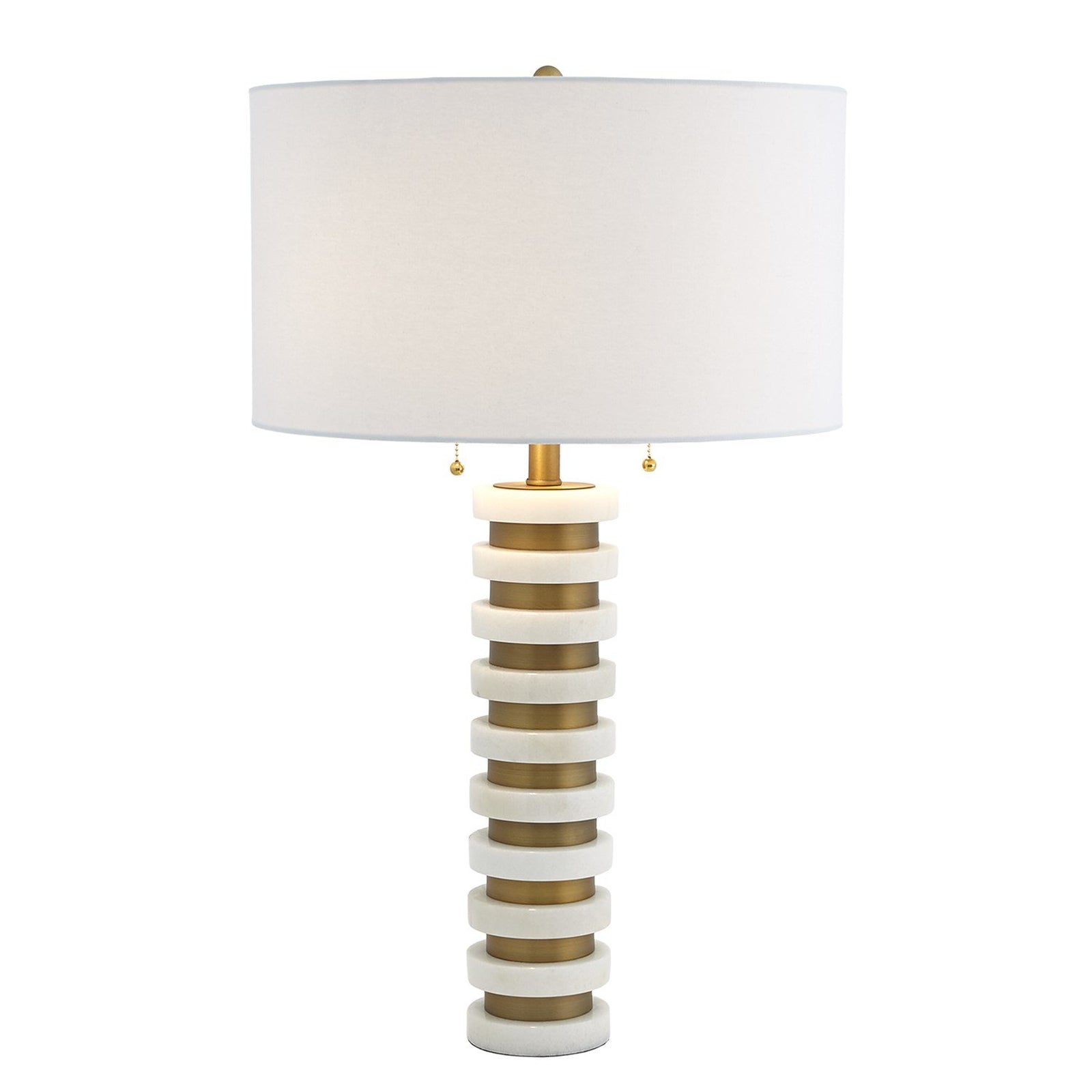 Global Views Marble Stack Lamp