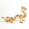 Global Views Gold Leaf Standing Dragon