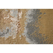 Feizy Aura 3737F Modern Watercolor Rug in Gray/Ivory/Gold