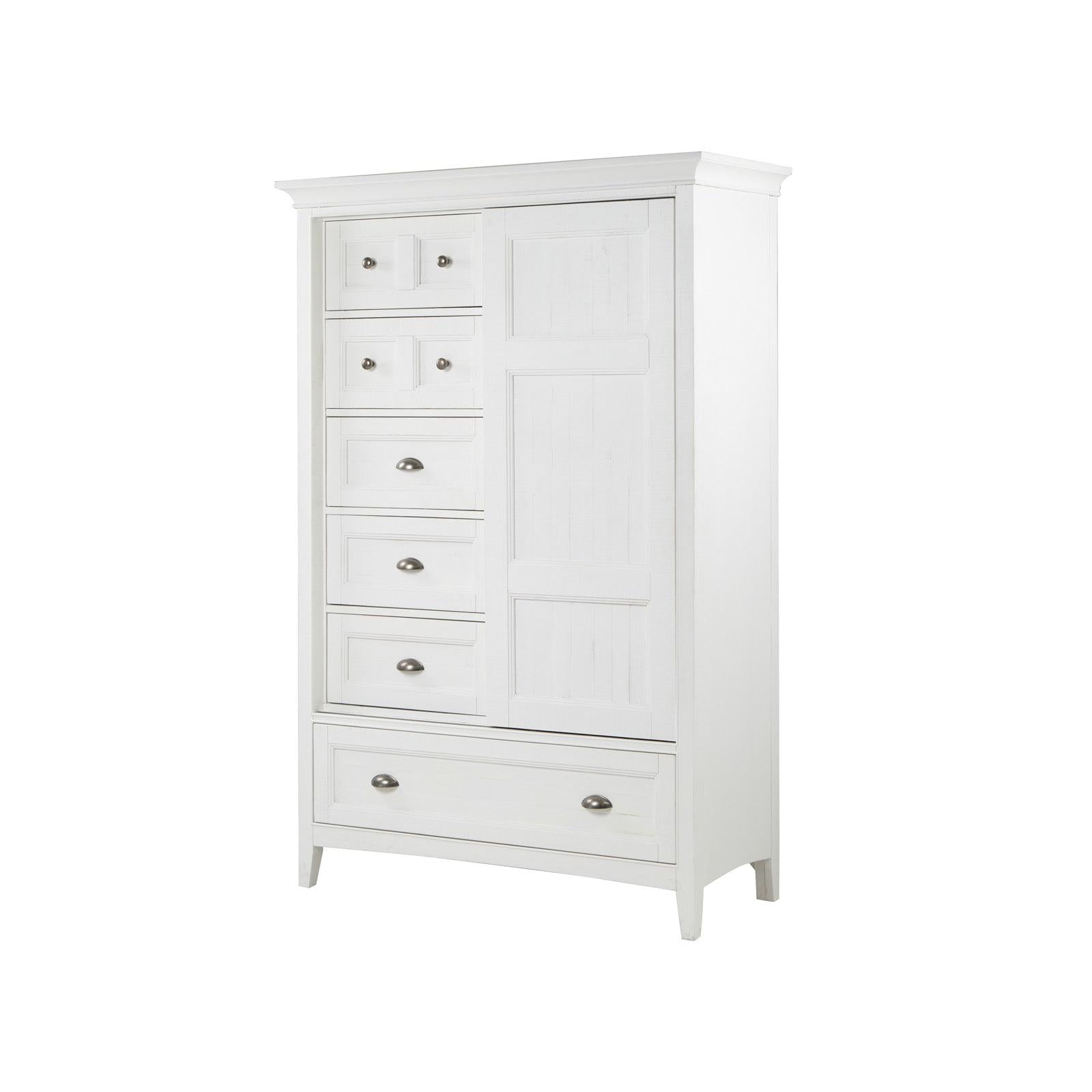 Magnussen Home Heron Cove Chalk White & Dovetail Grey Chest