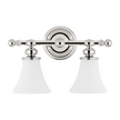 Hudson Valley Lighting Weston 2 Light 16 inch Polished Nickel Bath and Vanity Wall Light