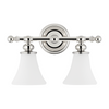 Hudson Valley Lighting Weston 2 Light 16 inch Polished Nickel Bath and Vanity Wall Light