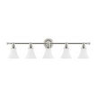 Hudson Valley Lighting Weston 5 Light 42.75 inch Polished Nickel Bath and Vanity Wall Light