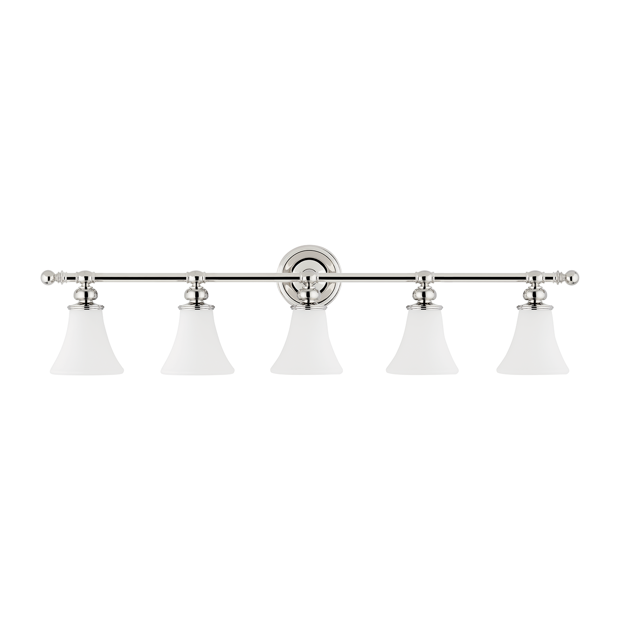 Hudson Valley Lighting Weston 5 Light 42.75 inch Polished Nickel Bath and Vanity Wall Light