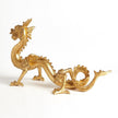 Global Views Gold Leaf Standing Dragon