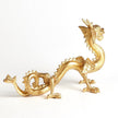 Global Views Gold Leaf Standing Dragon