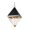 Hudson Valley Lighting Coltrane 8 Light 15 inch Aged Brass Lantern Ceiling Light