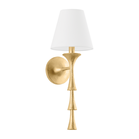 Hudson Valley Lighting Vails Gate 1 Light 7 inch Vintage Gold Leaf Wall Sconce Wall Light