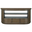 Magnussen Home Bosley Lt. Brown Porpoise Demilune Console