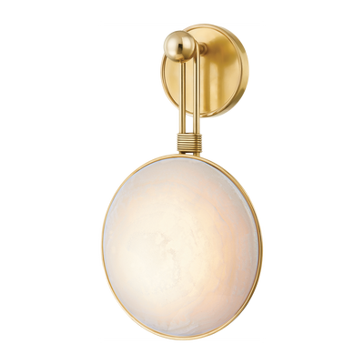 Corbett Ares 1 Light Vintage Brass Wall Sconce Wall Light