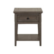 Magnussen Home Paxton Place Dovetail Grey Rectangular End Table