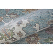 Feizy Dartmouth 39QNF Transitional Floral & Botanical Rug in Blue/Ivory/Brown