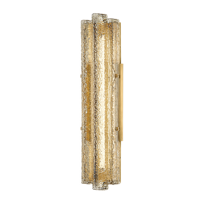 Corbett Carnelian 1 Light Vintage Brass Wall Sconce Wall Light