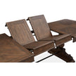 Magnussen Home Durango Willadeene Brown Extendable Trestle Dining Table