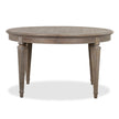 Magnussen Home Lancaster Dovetail Grey Extendable Round Dining Table