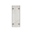Magnussen Home Paradox Pearl White And Roasted Almond And Brushed Platinum Rectangular Sofa Table