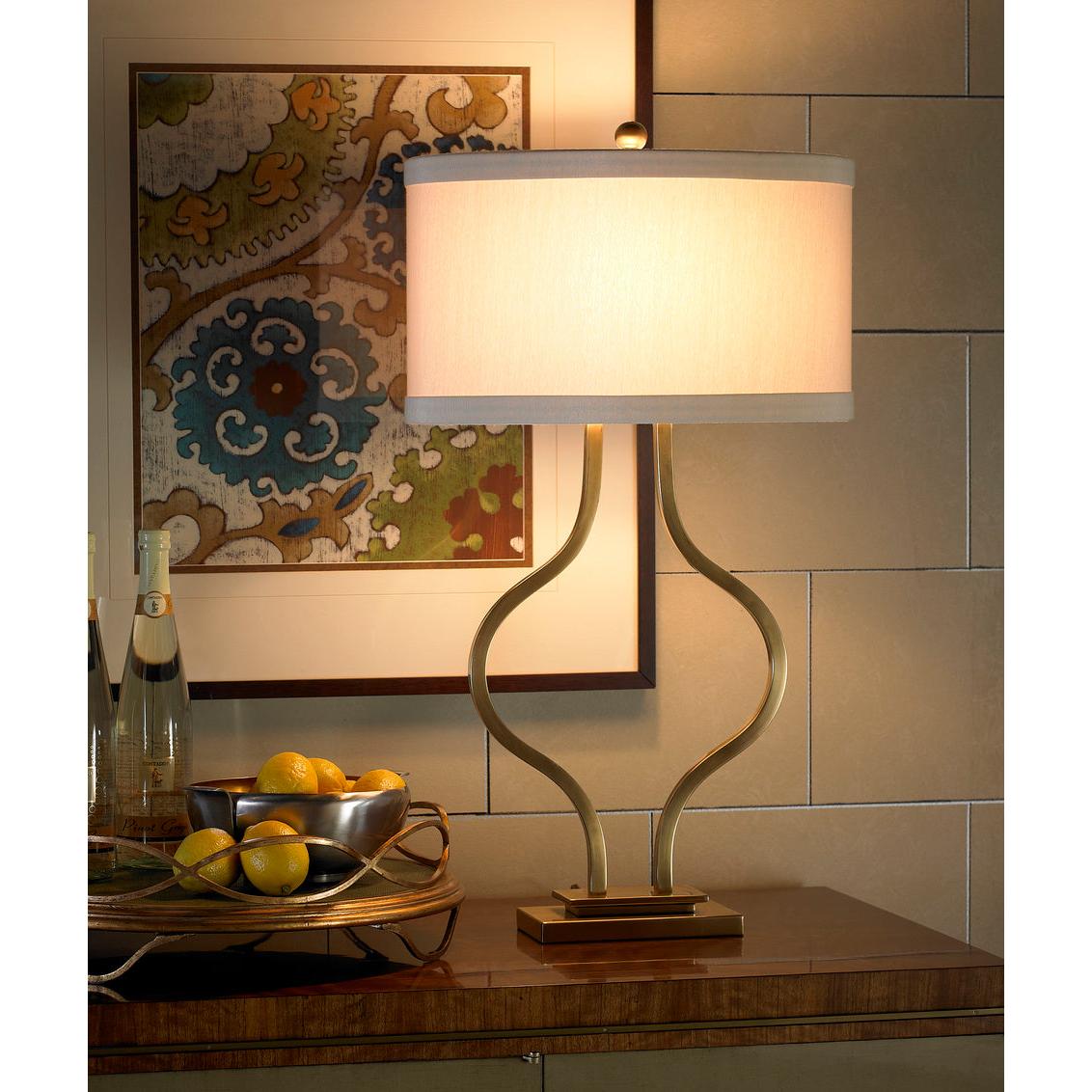 Wildwood Brass Bow Lamp