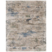 Feizy Sonora 39UBF Modern Abstract, Taupe/Ivory/Blue, Rug